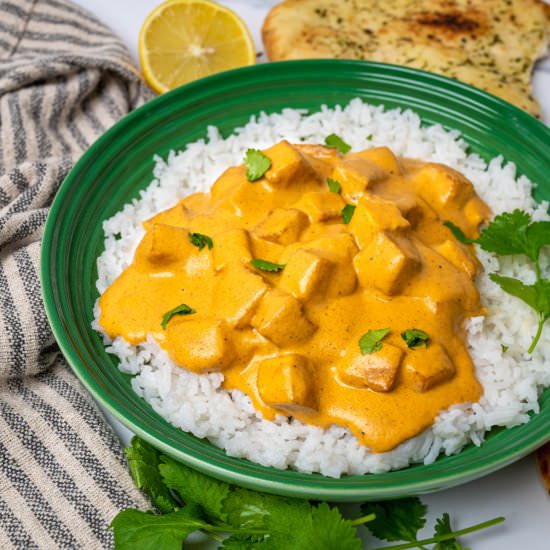 Easy Vegan Tofu Korma