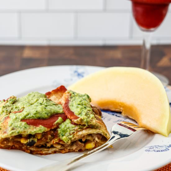 Vegan Mexican Pizza