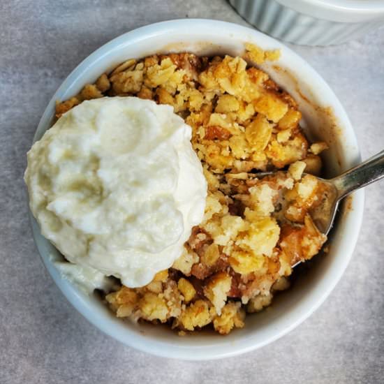 Apple Crumble For Two
