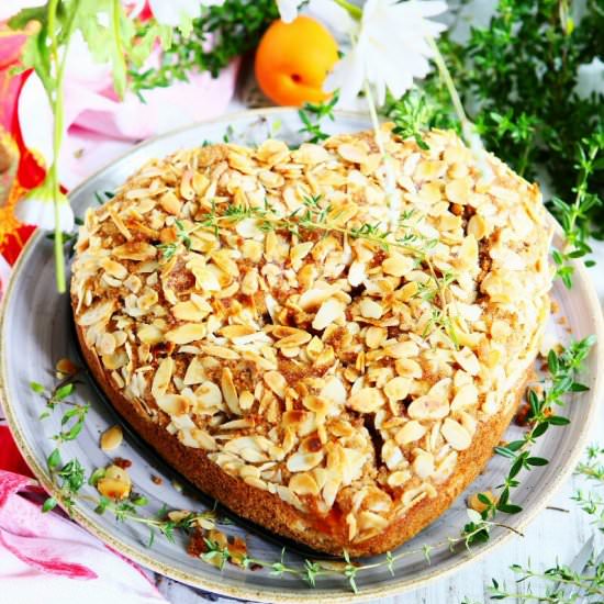 Yoghurt Rye Cake with Apricots and