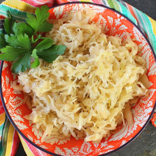 Homemade Sauerkraut