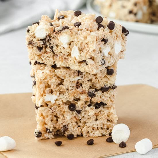Chocolate Chip Rice Krispie Treats