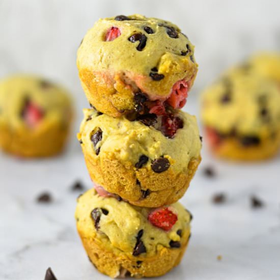 Strawberry Chocolate Chip Muffins