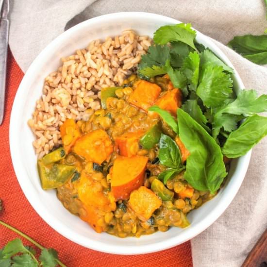 Sweet Potato Thai Curry