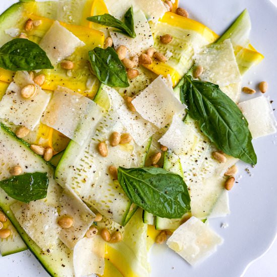Summer Squash Carpaccio