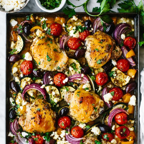 Greek Sheet Pan Chicken