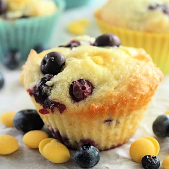 Blueberry Lemon Chip Muffins