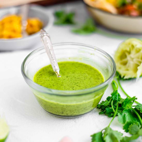 Quick Cilantro Lime Vinaigrette