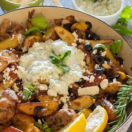 Skillet Greek Chicken