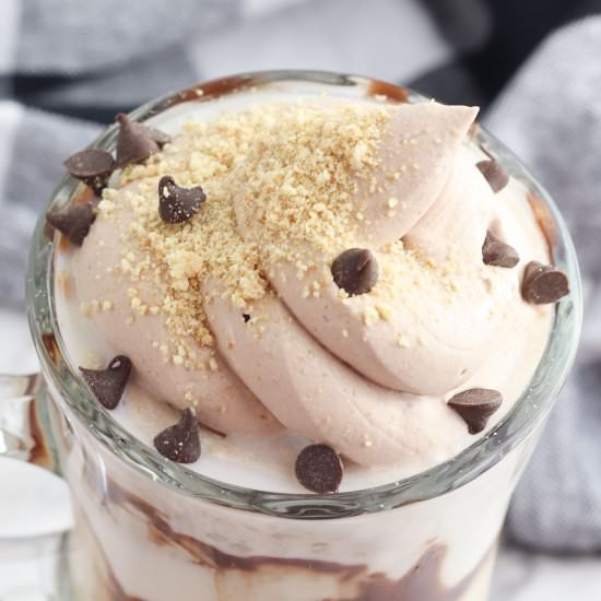S’Mores Whipped Hot Cocoa