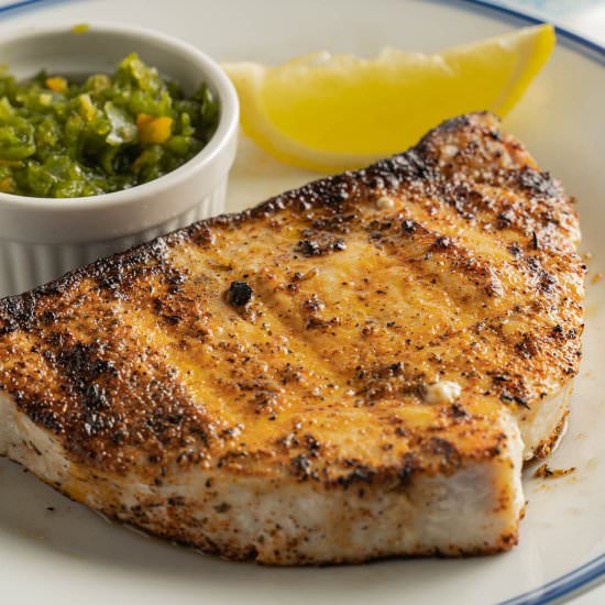 Blackened Swordfish