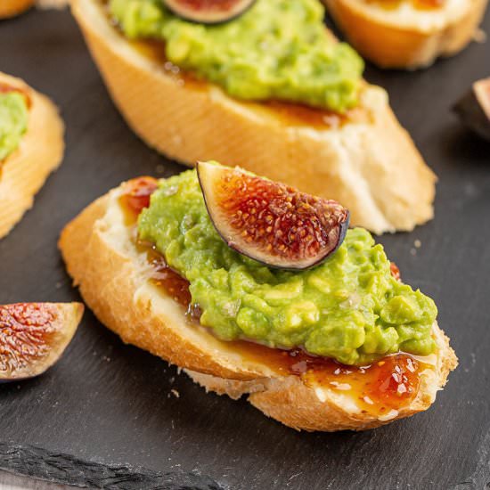 Fig & Brie Avocado Toasts