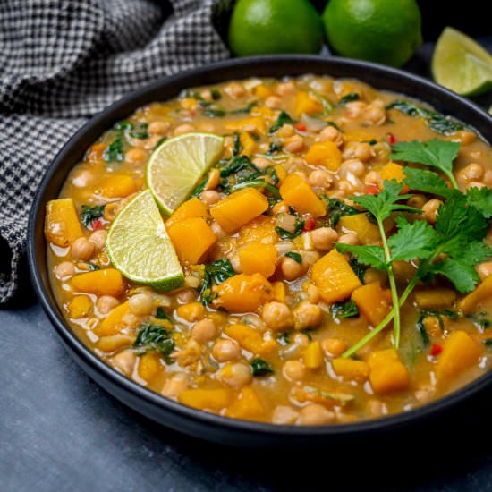 Butternut Squash Chickpea Curry
