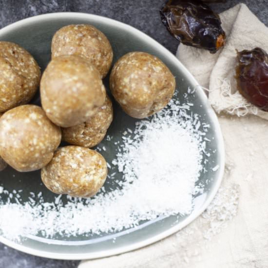 Vegan Salted Caramel Bliss Balls