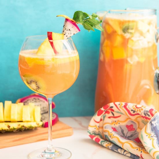 Boozy Tropical Sangria