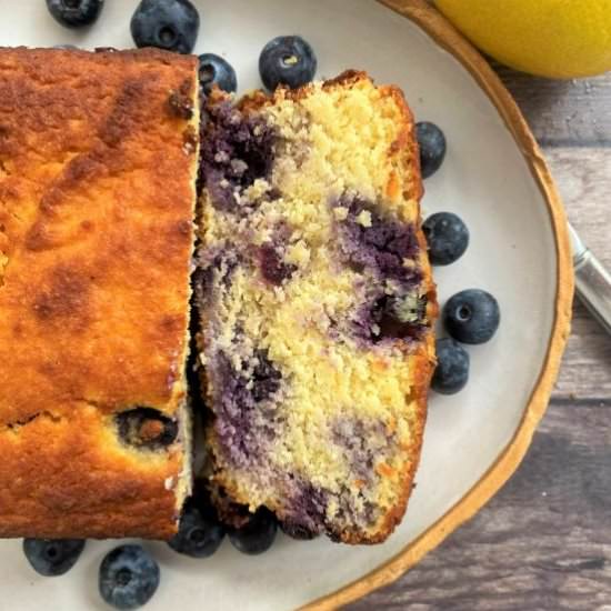 Keto Blueberry Lemon Bread