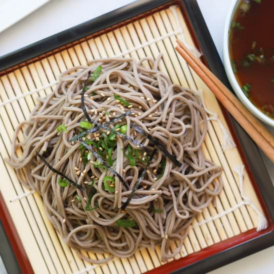 Cold Soba Noodles & Dipping Sauce