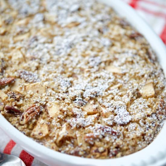 Apple Cinnamon Baked Oatmeal
