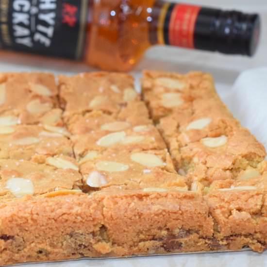 Whiskey almond cookie bars (GF)