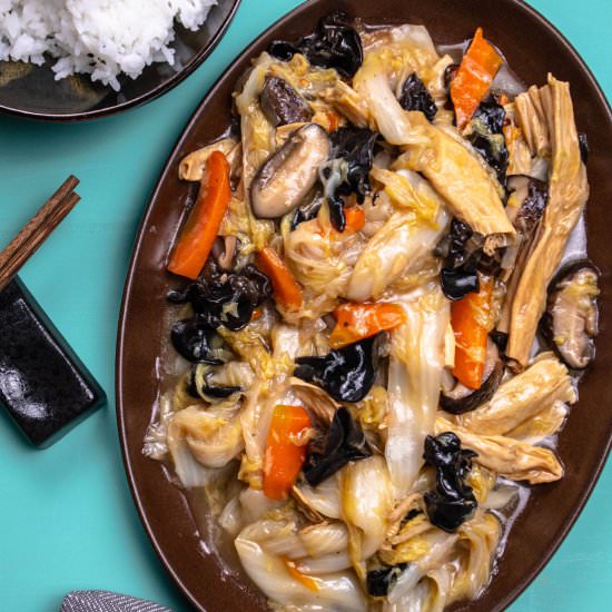 Authentic Taiwanese Cabbage Stew