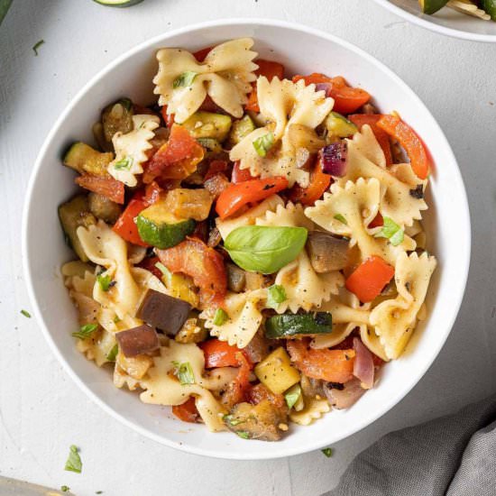 Ratatouille Pasta Salad