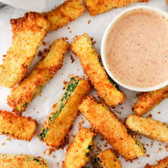 Air Fryer Zucchini Fries