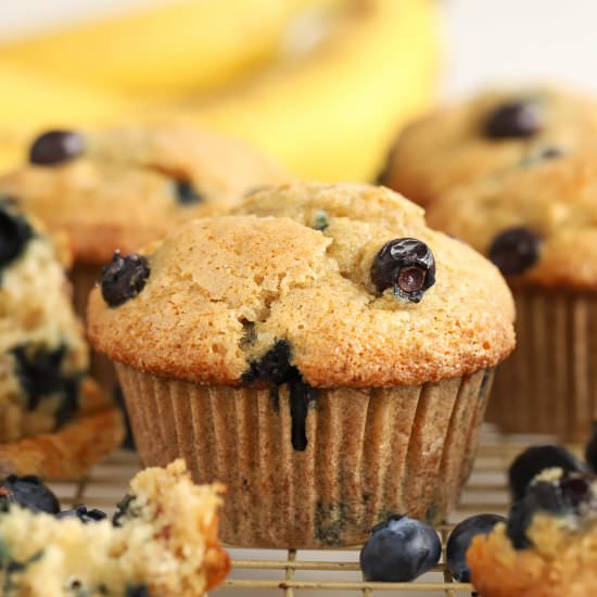 Blueberry Banana Muffins