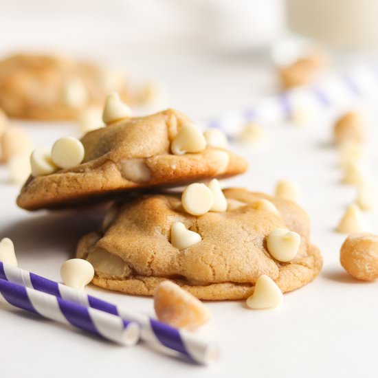 White Chocolate Macadamia Cookies