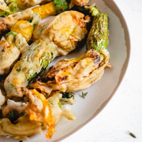 Tempura Zucchini Blossoms