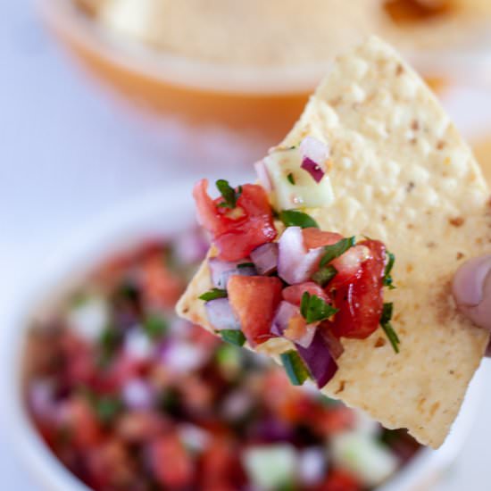 Cucumber Pico de Gallo