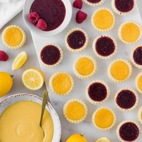 Jam & Curd Tarts