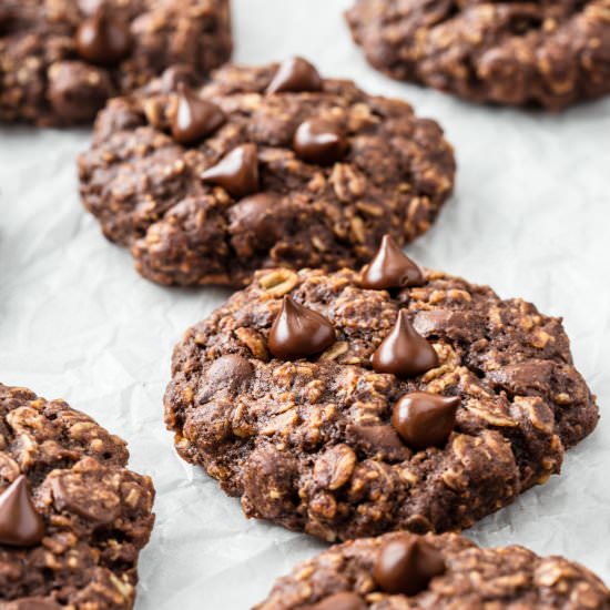 Double Chocolate Oatmeal Cookies