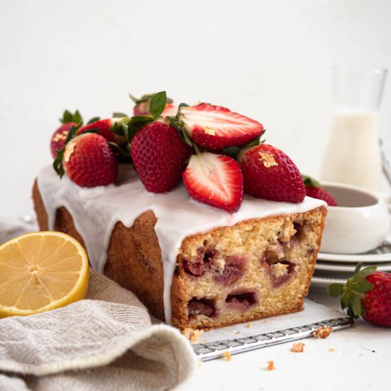 Strawberry Pound Cake