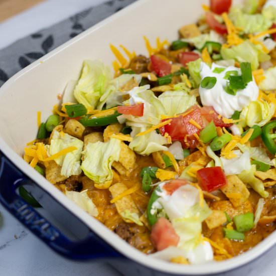 Walking Taco Casserole