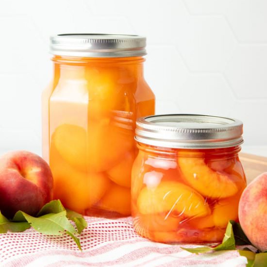Canning Peaches in Slices or Halves