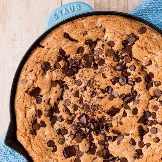 Chocolate Chip Skillet Cookie
