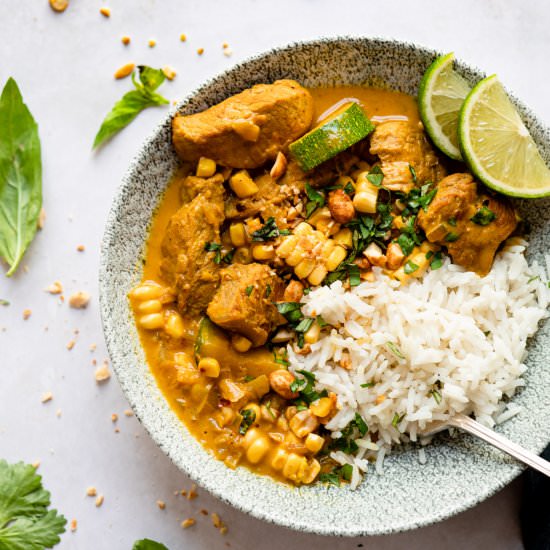 Easy Pork Curry with Rice
