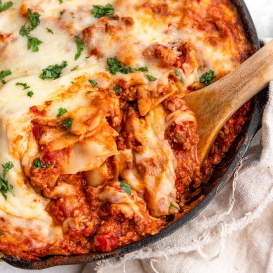 Cast Iron Lasagna