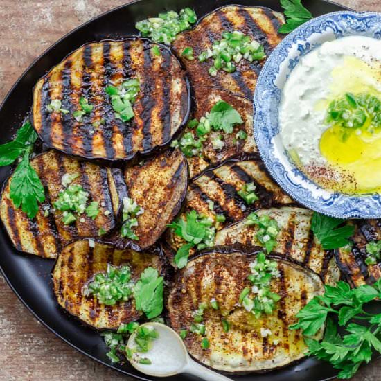 Mediterranean Grilled Eggplant