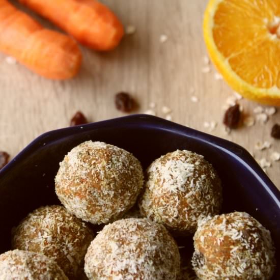 Carrot Cake Bliss Balls