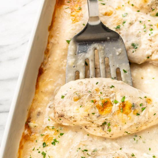 cream of mushroom soup chicken bake