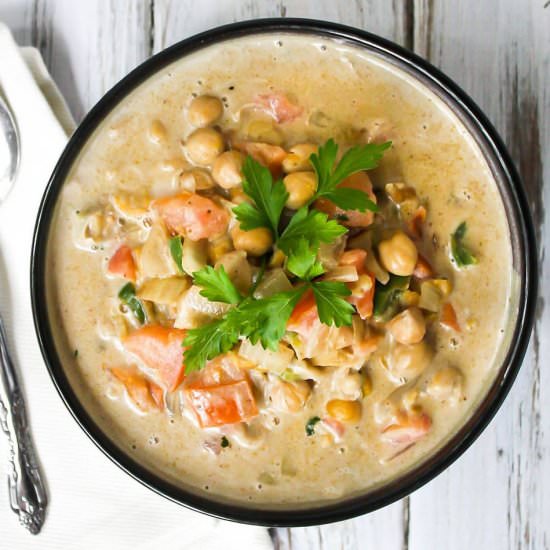 Chickpea Tomato Soup for Babies