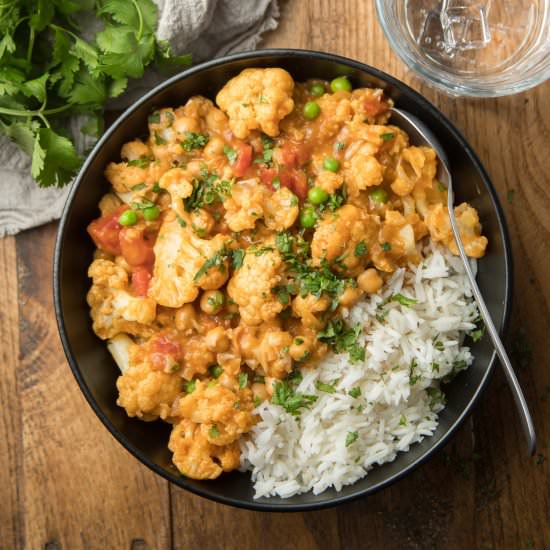 Creamy Cauliflower Curry