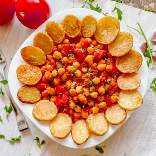 Spanish Garbanzos with Potatoes