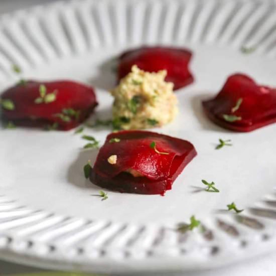 Beet Ravioli