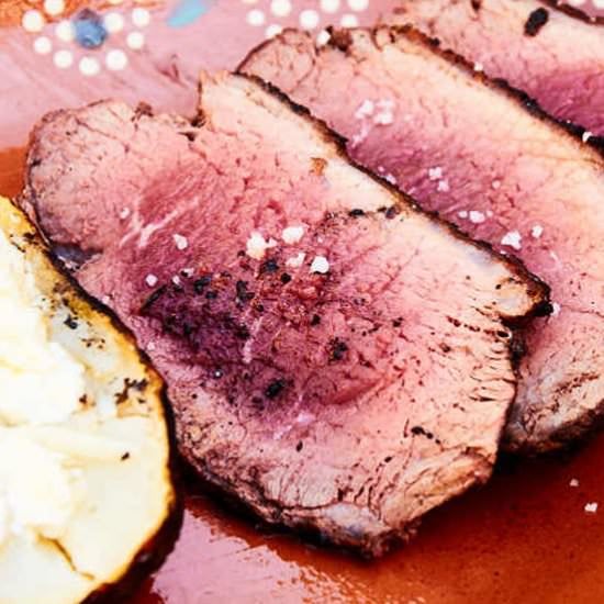 Grilled Sirloin Cap Roast