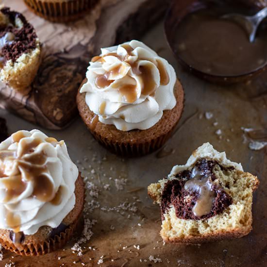 Brown Sugar and Chocolate Cupcakes