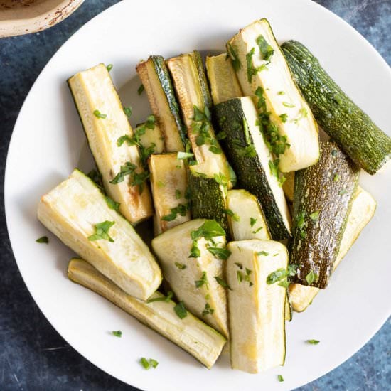 Roast Courgettes