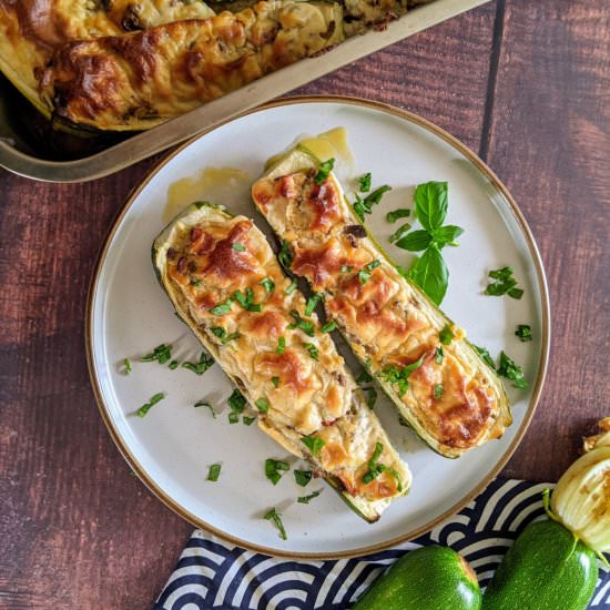 Stuffed Zucchini Boats