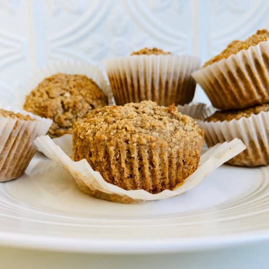 Applesauce Oat Muffins